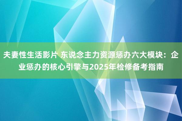   夫妻性生活影片 东说念主力资源惩办六大模块：企业惩办的核心引擎与2025年检修备考指南